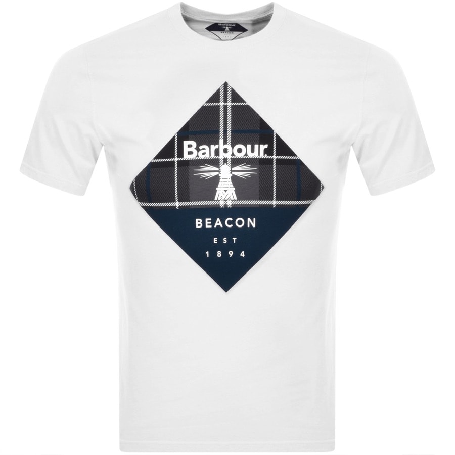 Alternative Image for ProductBarbour Beacon Becker T Shirt White1